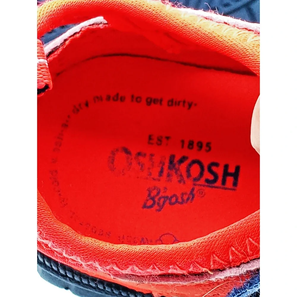 OshKosh B'gosh Sneaker Sandals Toddler Boys' Size 6 Machine Washable Bump Toe